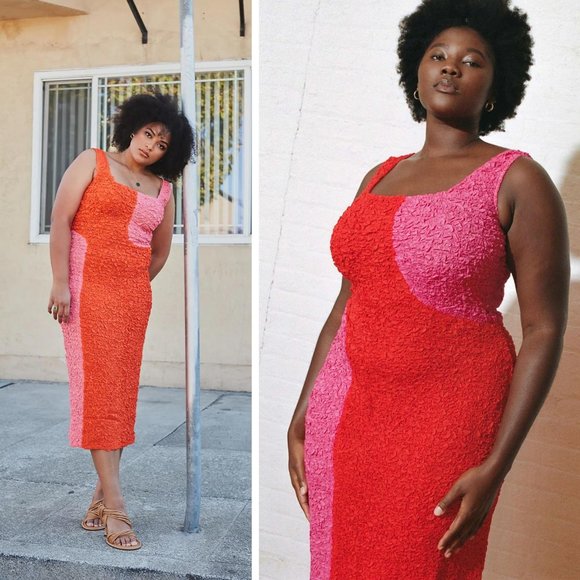 MARA HOFFMAN | Sloan Dress - red pink